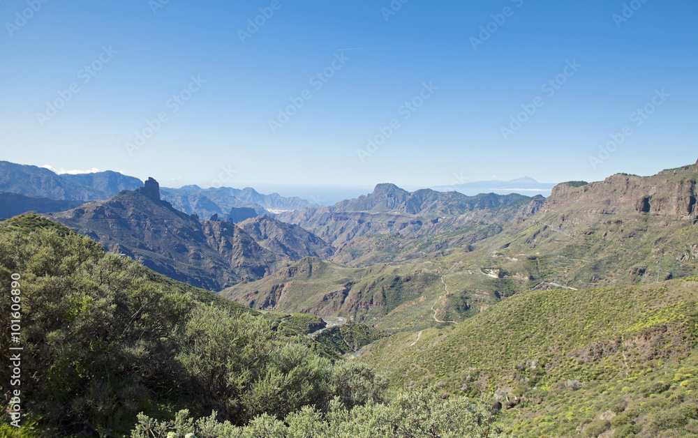 Gran Canaria, Caldera de Tejeda, January Gran Canaria, Caldera de Tejeda, January