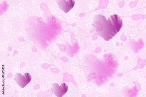 Valentine's day background with hearts © aquar