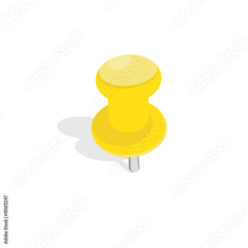 Yellow pin