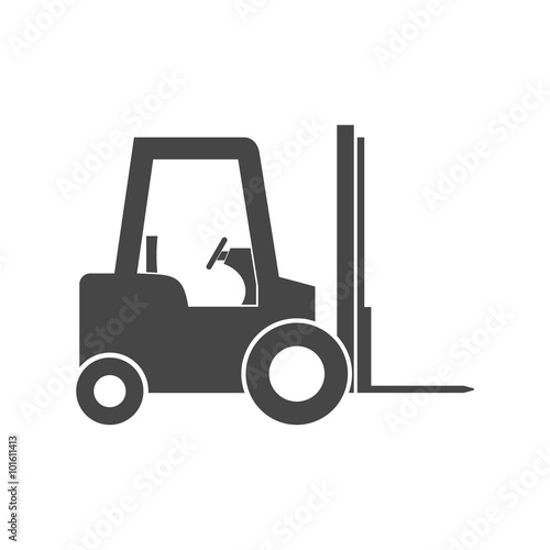 Forklift icon photo