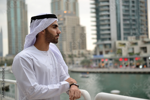 Young Emirati arab man