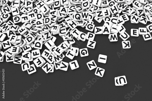 Letter tile background