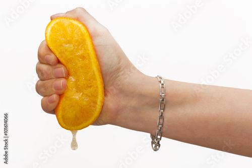 Squeezing Orange