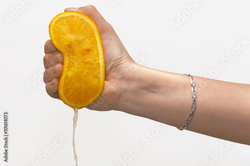 Squeezing Orange