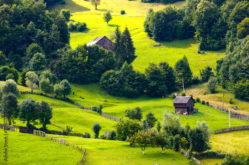 Landscape of Apuseni Mountains in Romania