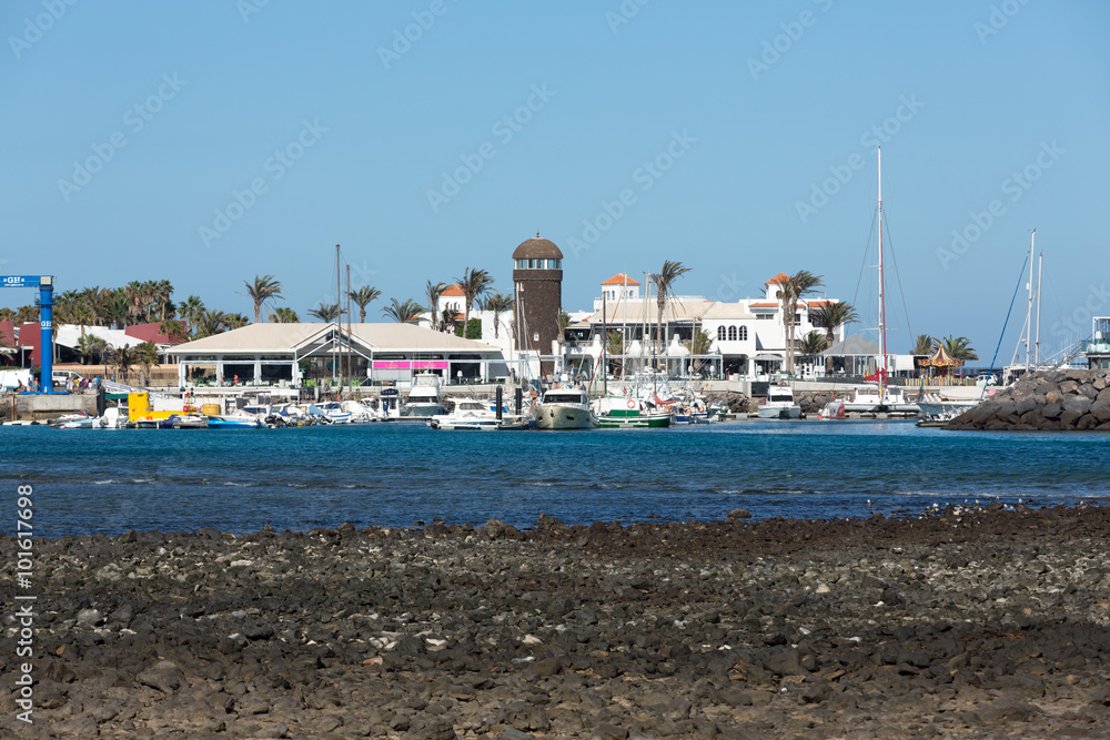 Marina in Caleta de Fuste, Fuerteventura, Canary Island,  Spain