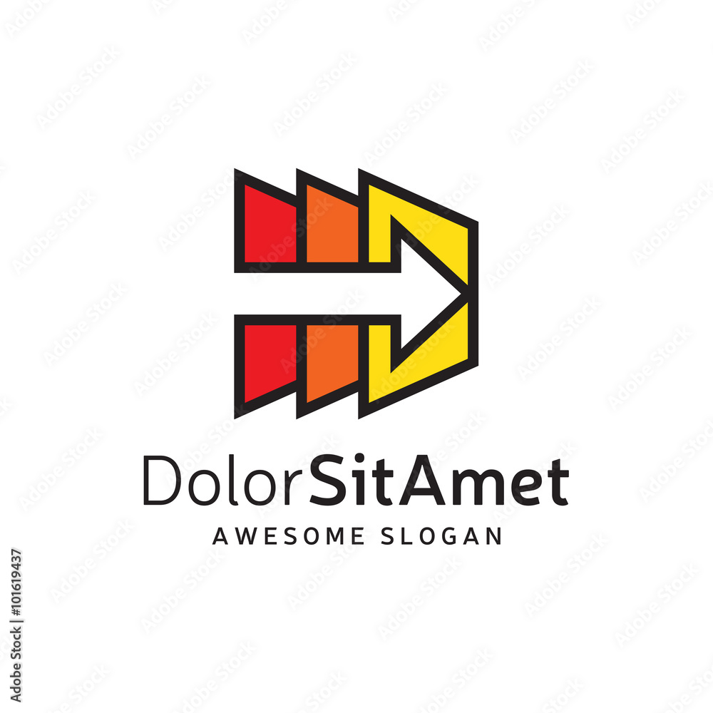 Arrow Layered Logo Arrow Layered Logo