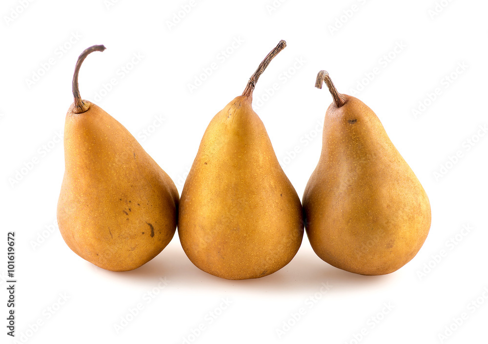 Beautiful golden brown russeted pears Beautiful golden brown russeted pears