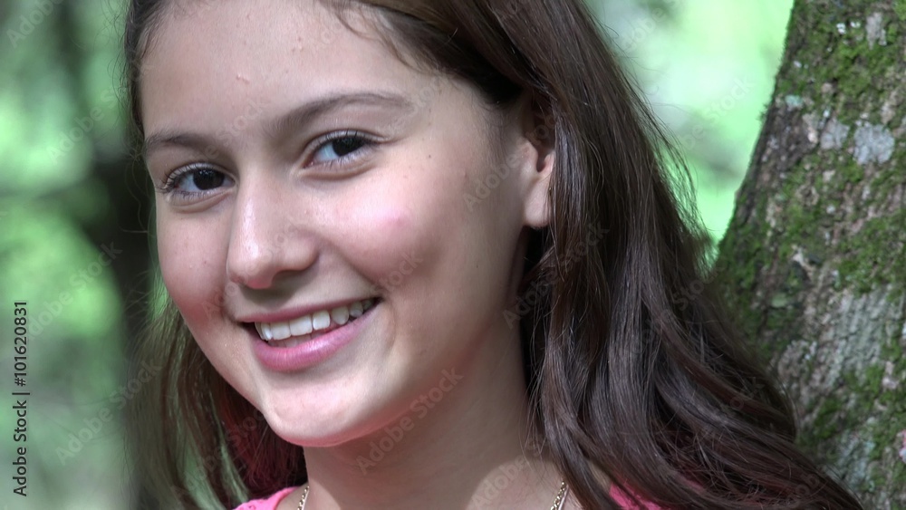 Pretty Smiling Teen Girl Pretty Smiling Teen Girl