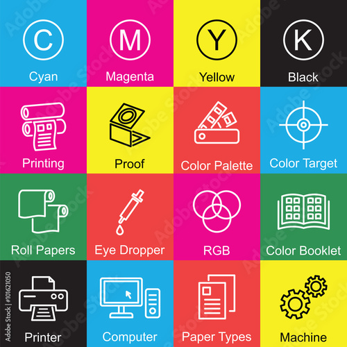 printing outline design