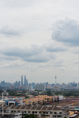 Canvas Print Petronas Towers cityscape Kuala Lumpur