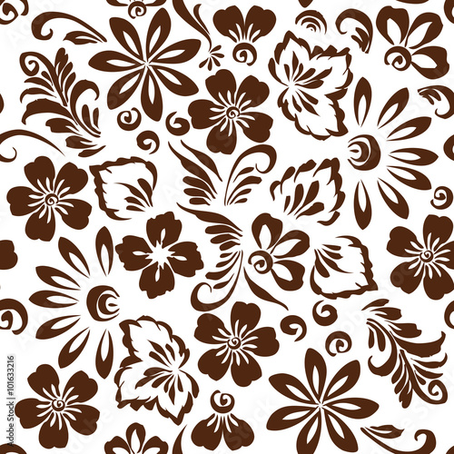 Stylized floral ornament