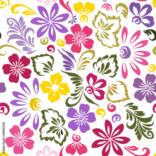 Stylized floral ornament