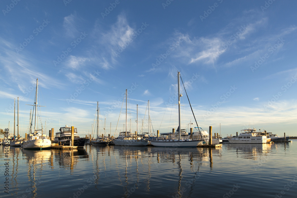 Sailboats in Beaufort, South Carolina Sailboats in Beaufort, South Carolina