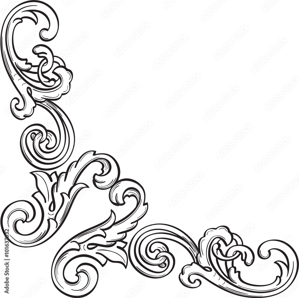 Baroque art fine corner Baroque art fine corner