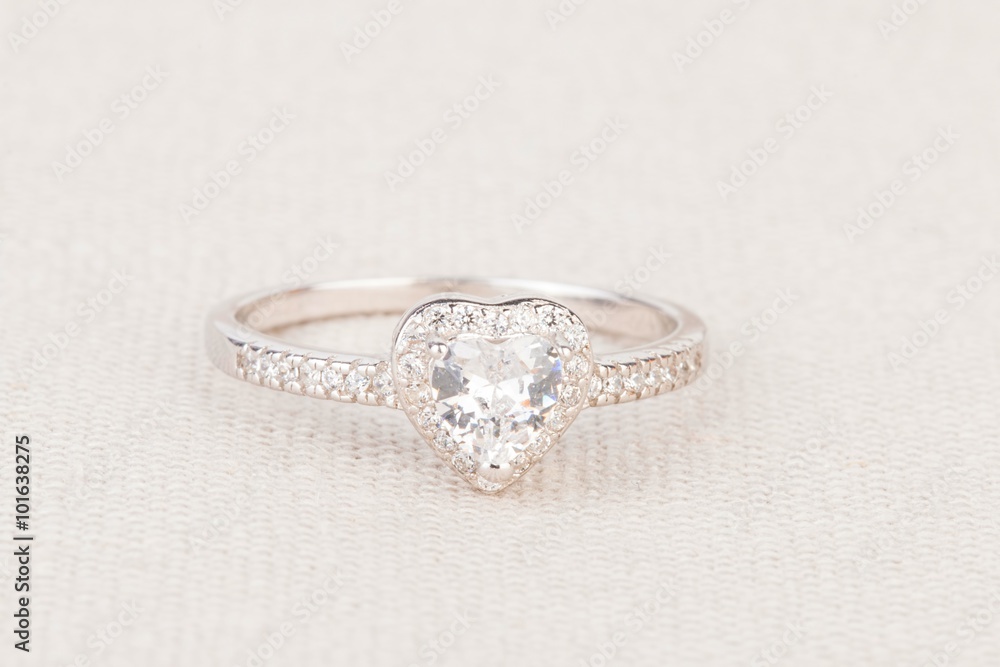 Ring with gems. Stock Image macro. Ring with gems. Stock Image macro.