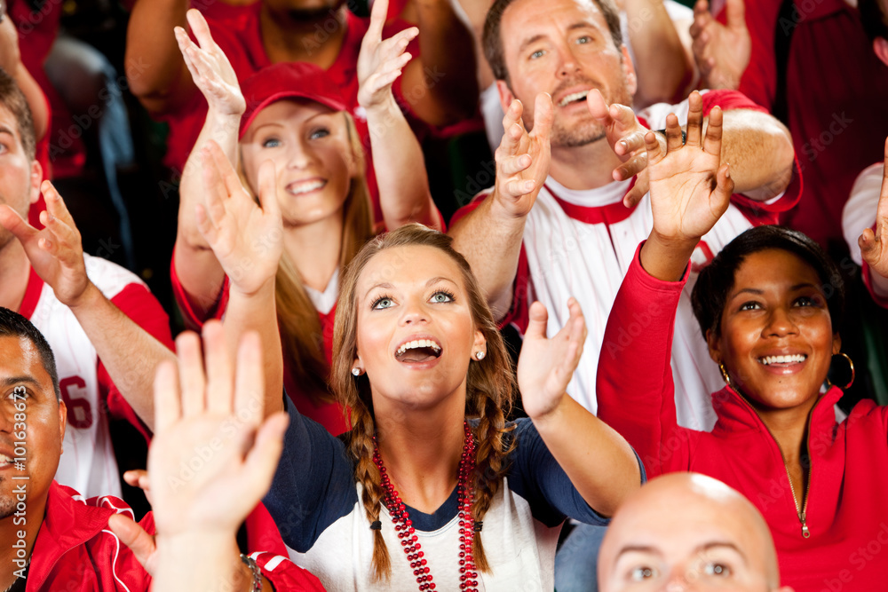 Fans: Woman Tries to Catch Fly Ball