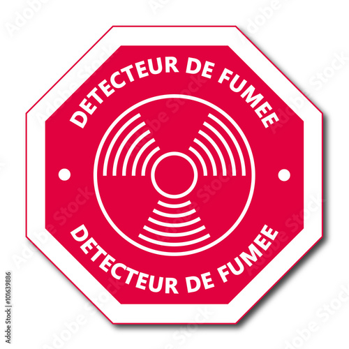 Logo détecteur de fumée.