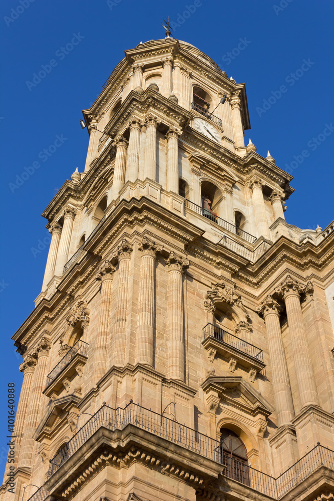 Malaga Cathedral Steeple