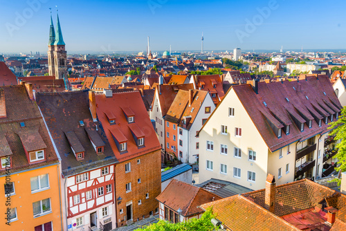 Plakat Nuremberg, Germany Skyline