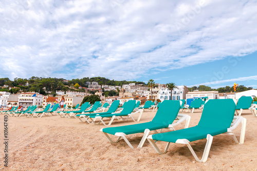 Tossa de Mar Beach. Costa Brava, Spain. © pillerss