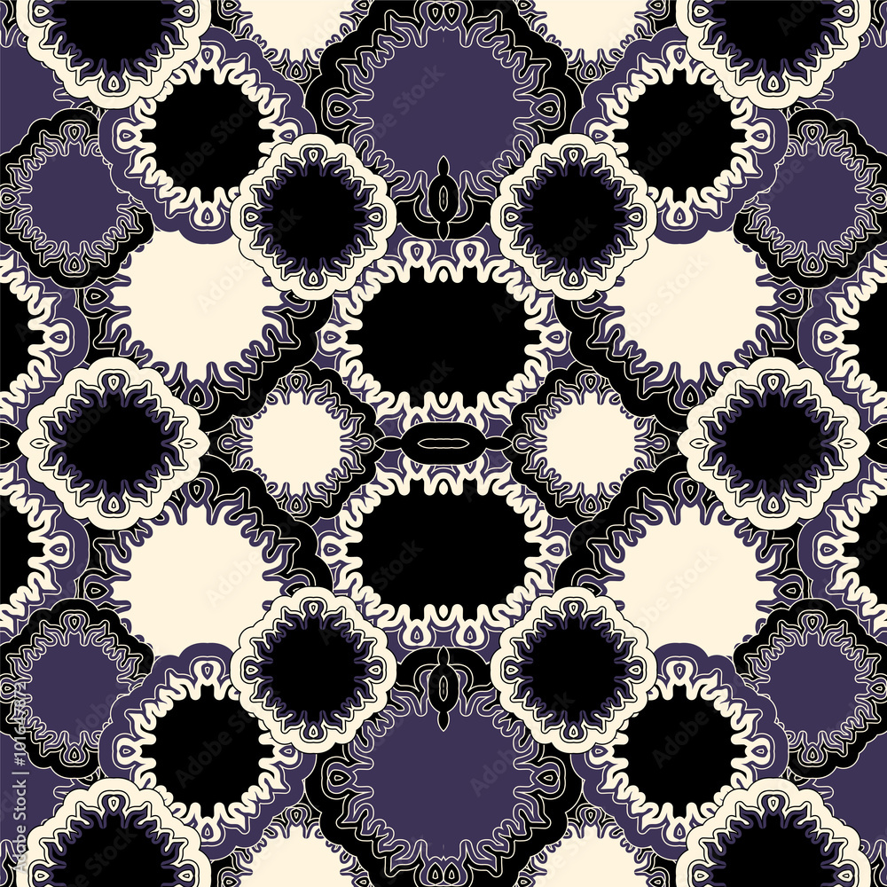 stock vector seamless doodle floral pattern. orient. boho stock vector seamless doodle floral pattern. orient. boho