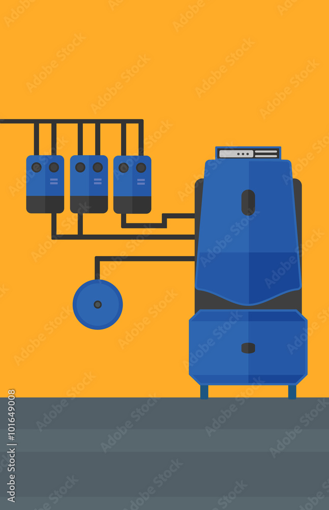 Background of domestic household boiler room. Background of domestic household boiler room.
