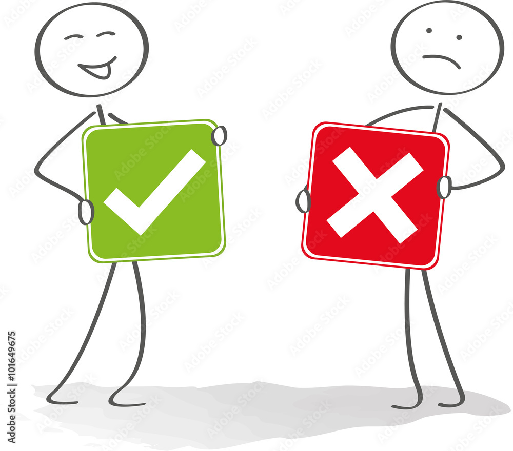 Vecteur Stock Die Ja / Nein Abstimmung Adobe Stock