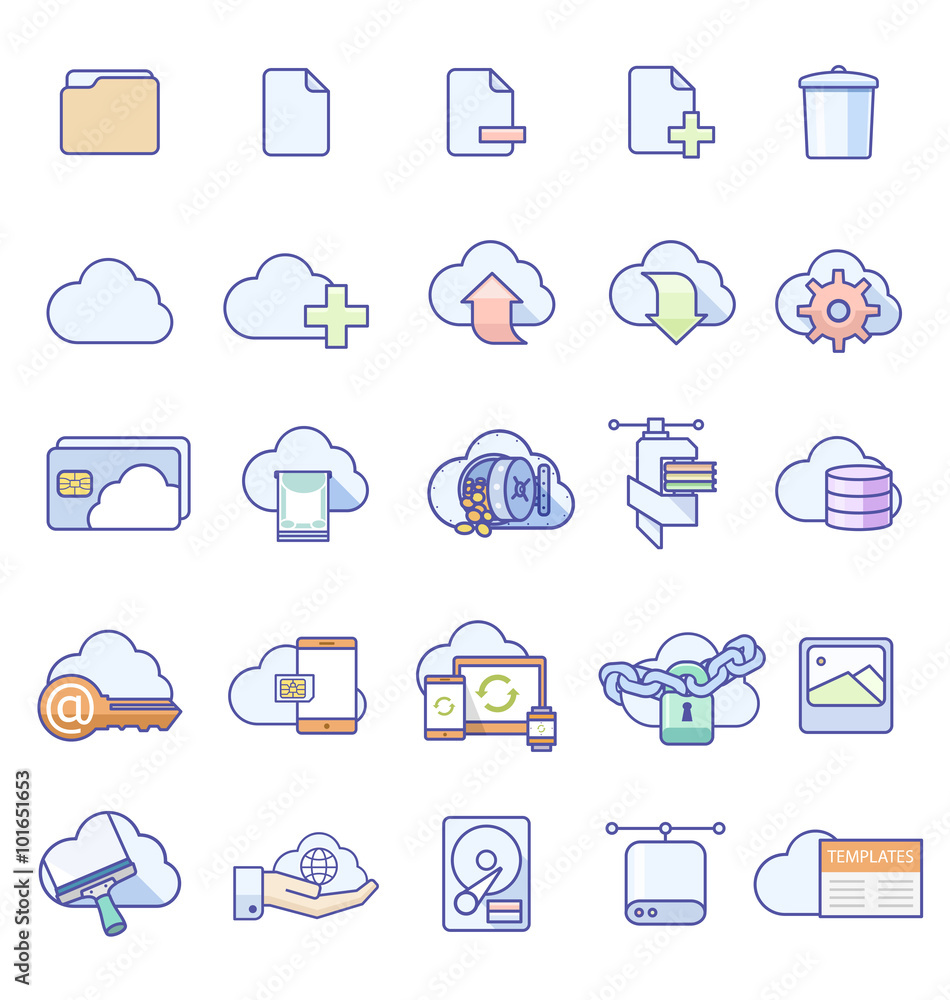 Icons for Cloud Service
Icons for Cloud Service