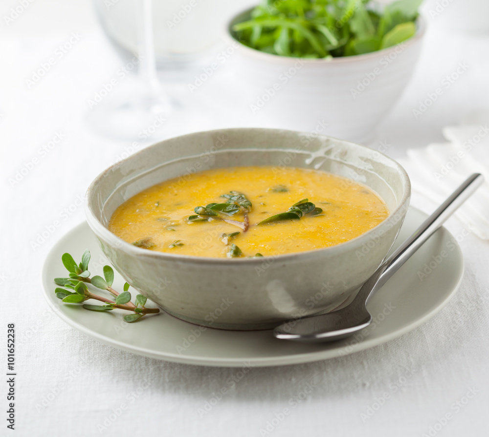 Purslane soup Purslane soup
