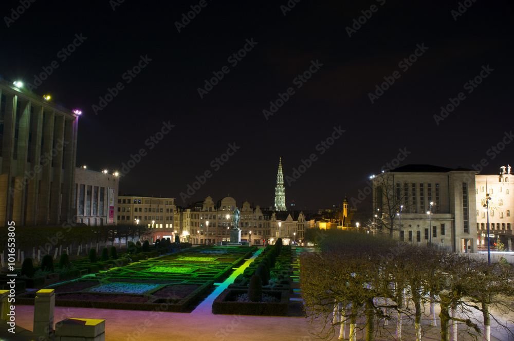 Naklejka premium View of Lower city from the mount of Art