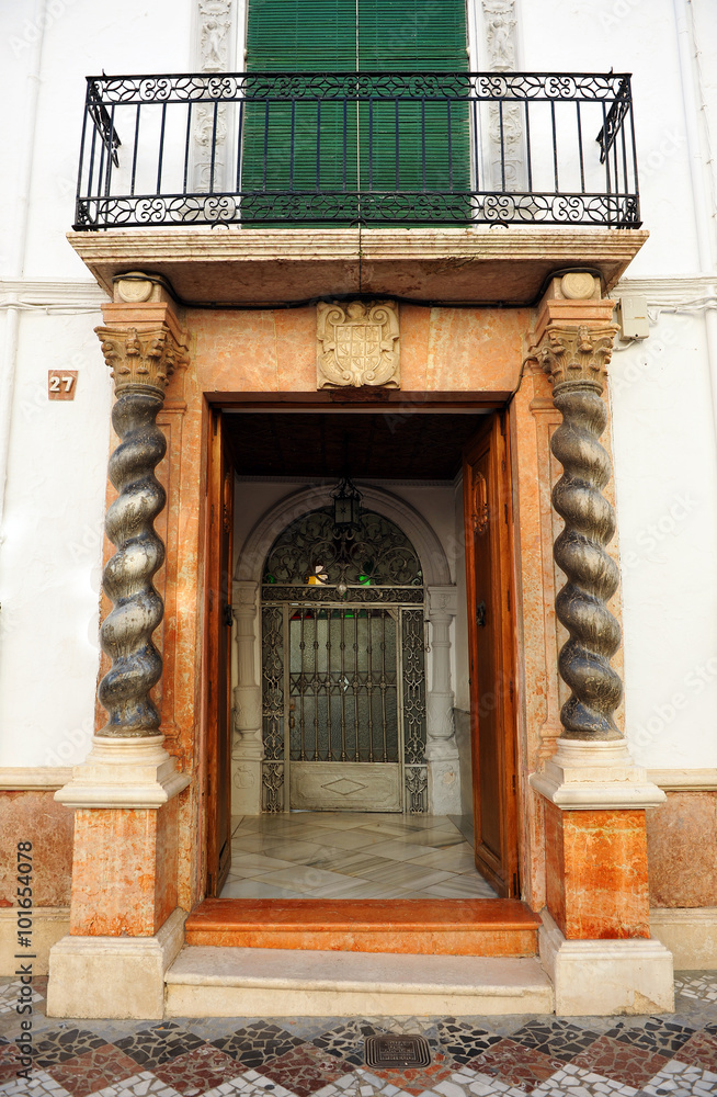 Φωτογραφία Portal de una casa señorial de Priego de Córdoba, provincia de Córdoba, Andalucí