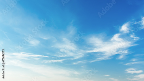White clouds in blue sky © kuzina1964