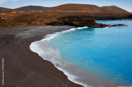 Ajuy beach Fuerteventura at Canary Islands