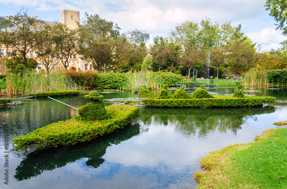 Obraz premium Columbus Topiary Garden