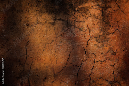 The cracked ground, Soil texture and dry mud