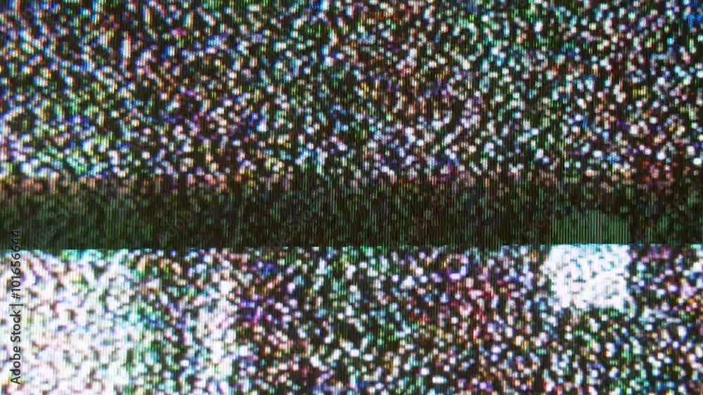 Static noise of flickering detuned TV Static noise of flickering detuned TV