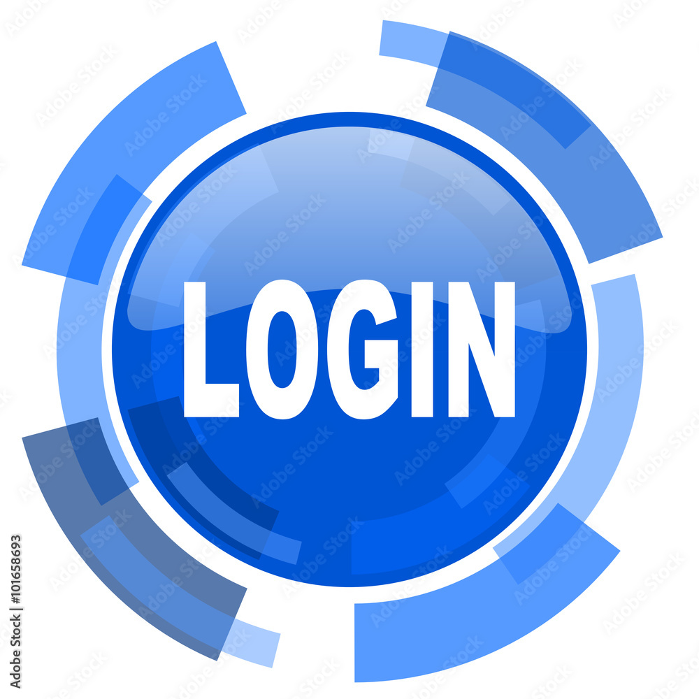 login blue glossy circle modern web icon login blue glossy circle modern web icon