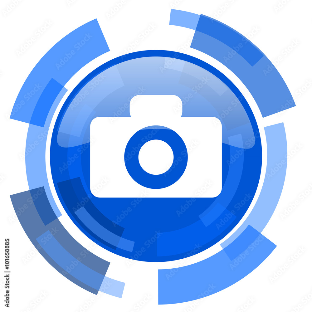 camera blue glossy circle modern web icon camera blue glossy circle modern web icon