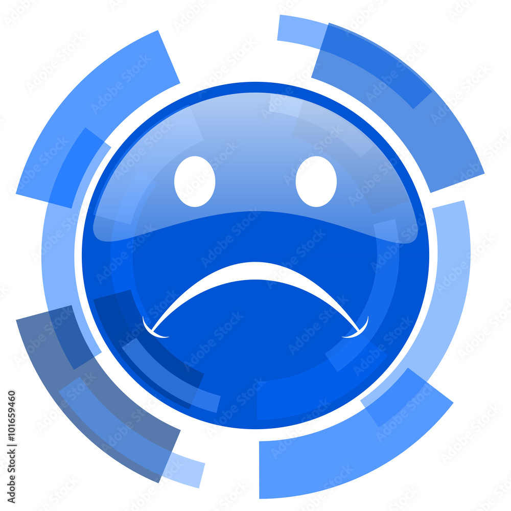 cry blue glossy circle modern web icon cry blue glossy circle modern web icon