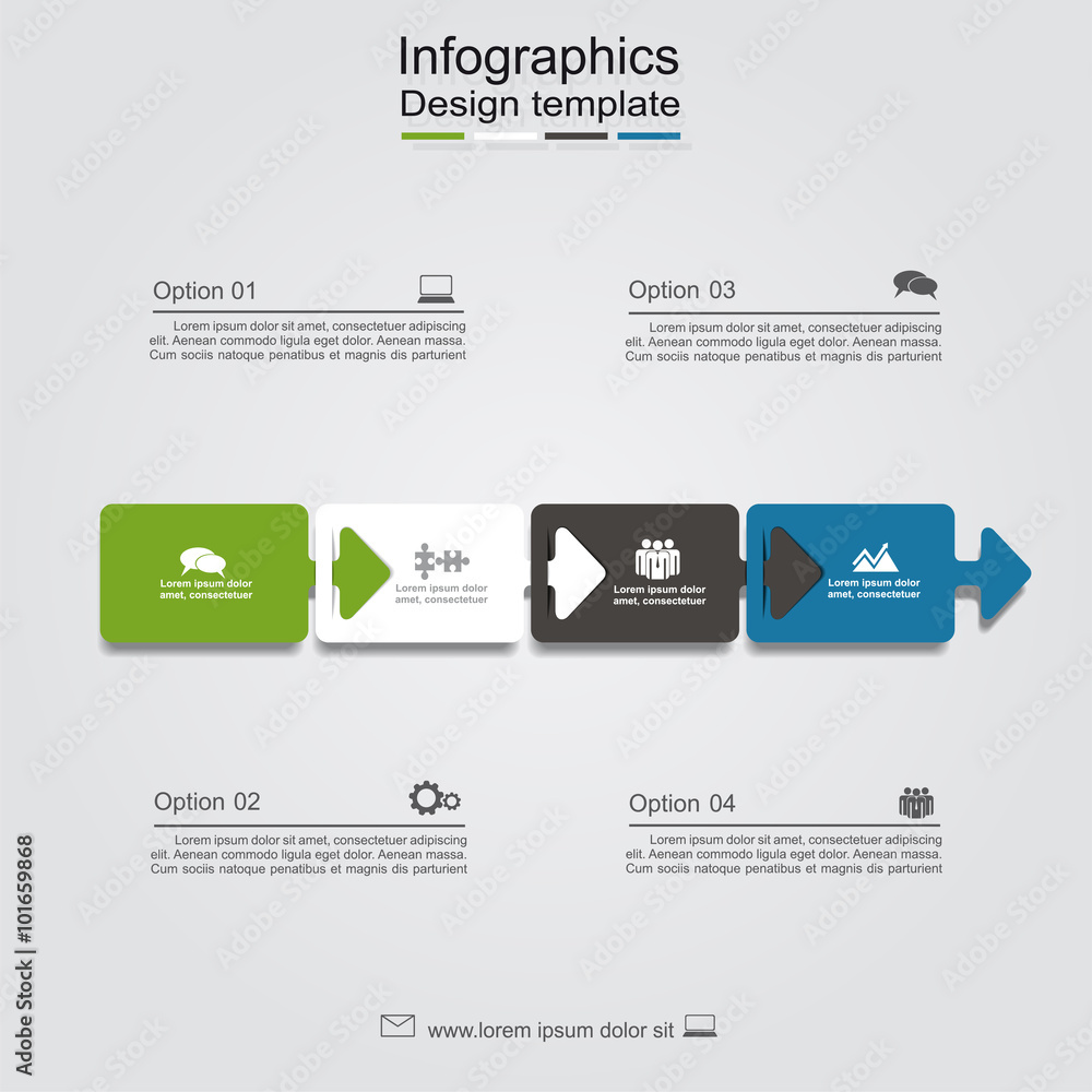 Banner infographic design template. Vector illustration