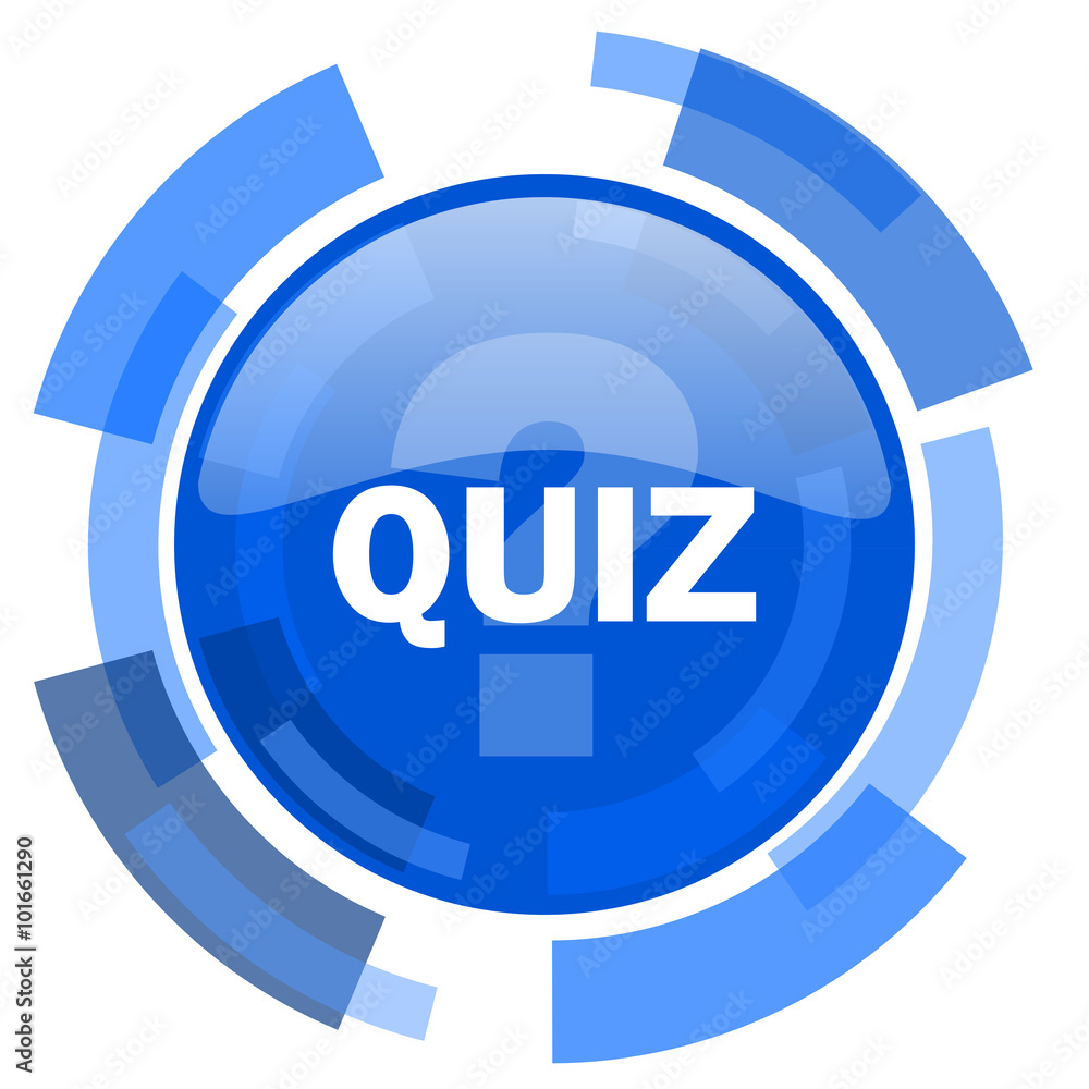 quiz blue glossy circle modern web icon quiz blue glossy circle modern web icon