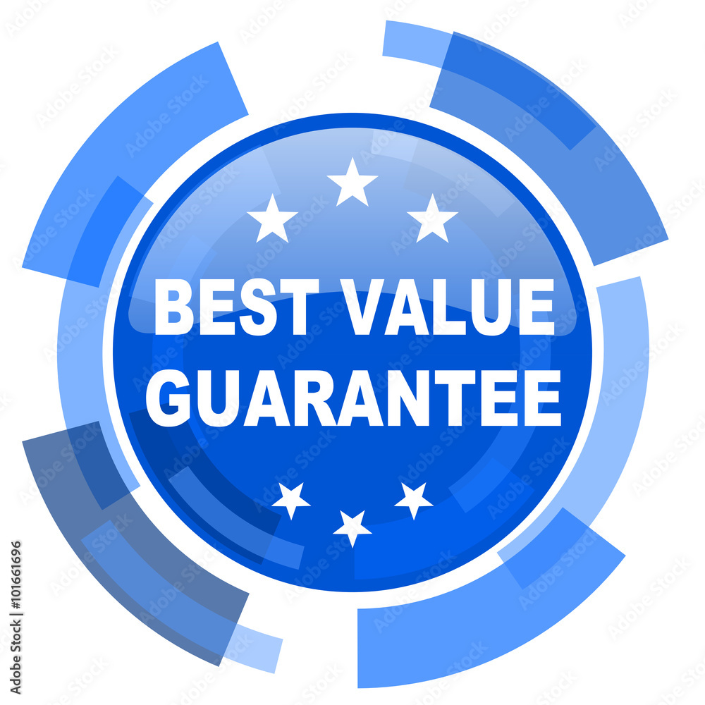 best value guarantee blue glossy circle modern web icon best value guarantee blue glossy circle modern web icon