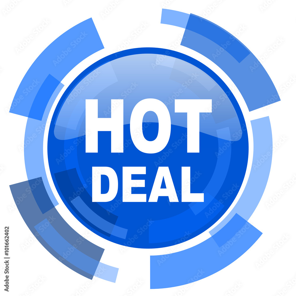 hot deal blue glossy circle modern web icon hot deal blue glossy circle modern web icon