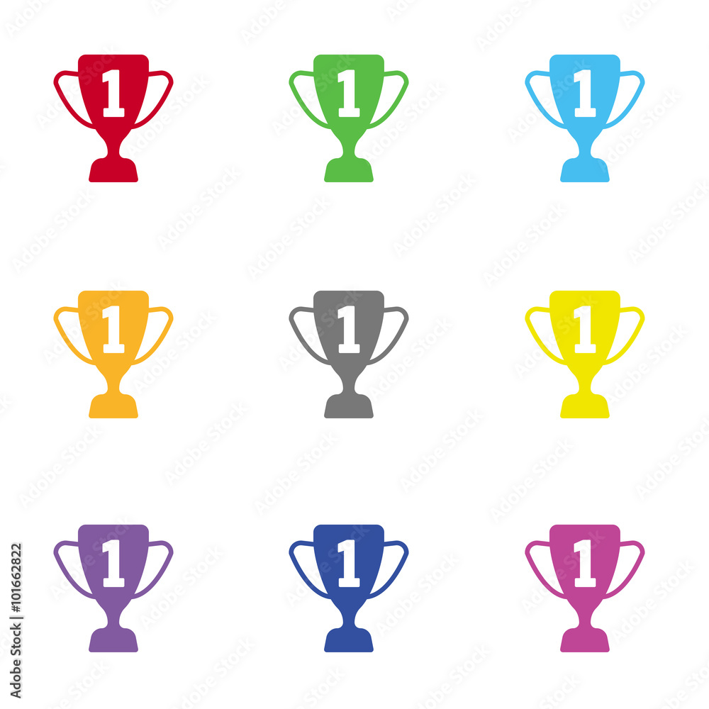 Trophy icon for web and mobile Trophy icon for web and mobile