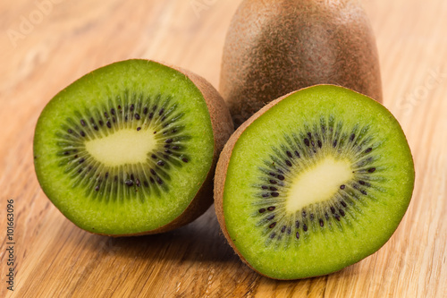 Kiwi slices for background