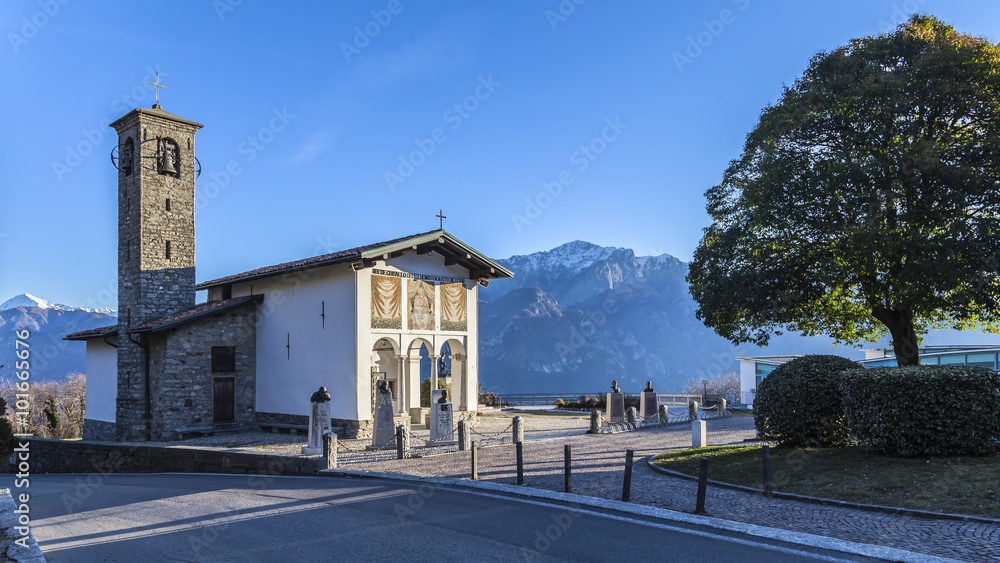 Αυτοκόλλητο Ghisallo: sanctuary dedicated Madonna Protectress of cyclists