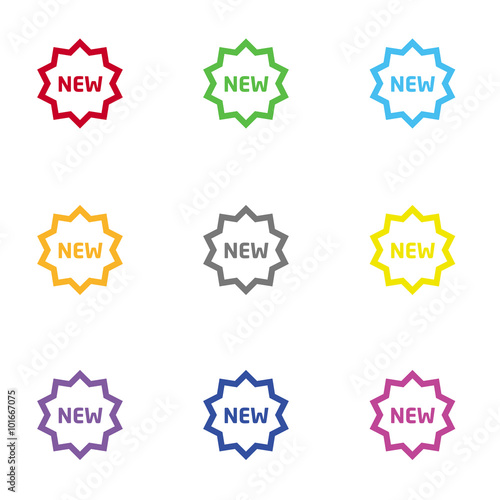 New label icon for web and mobile