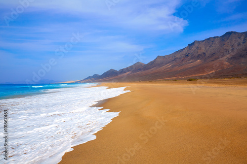 Fototapeta Naklejka Na Ścianę i Meble -  Cofete Fuerteventura beach at Canary Islands