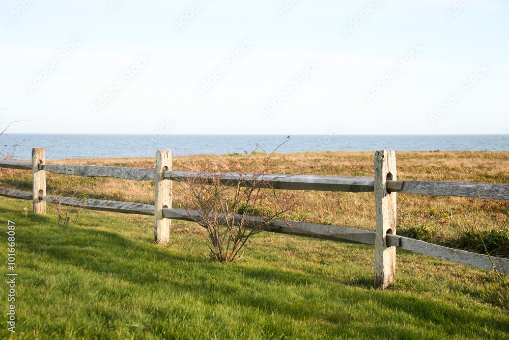 Fence on the Ocean in Little Compton
